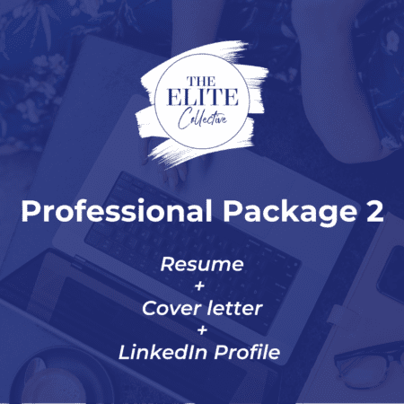 The Elite Collective Professional Level Resume and cover letter package with linkedin Public Service resume specialists professionally written resume