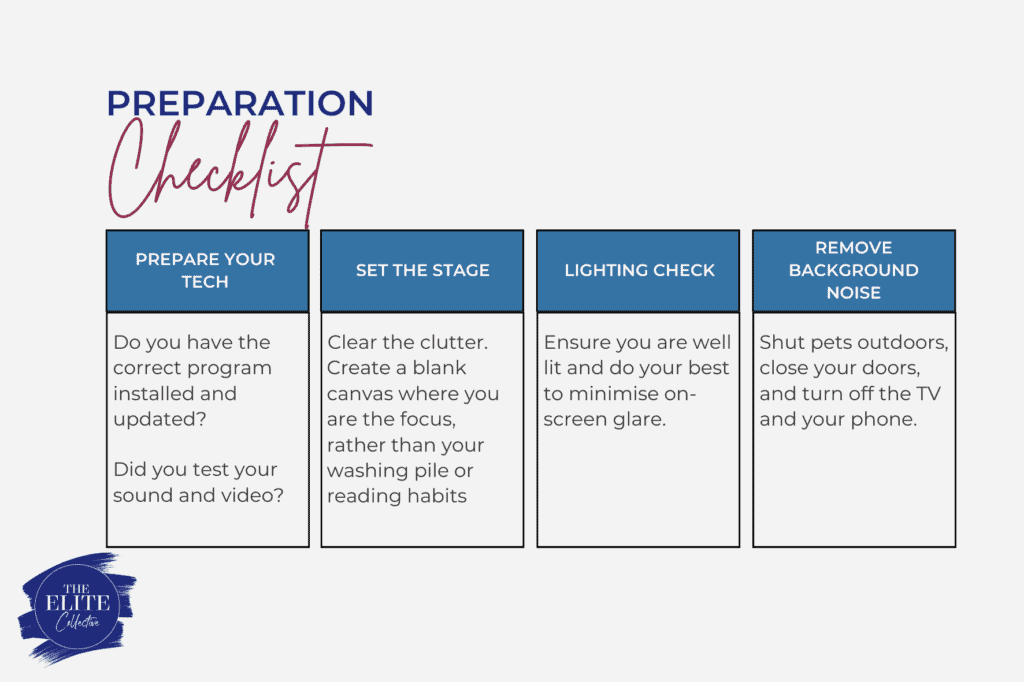 This preparation checklist will guide you through Nailing your small screen debut
