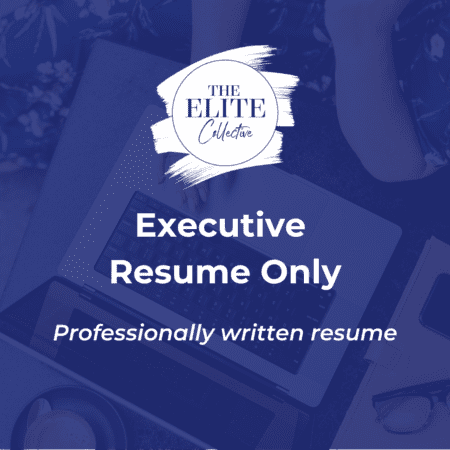 The Elite Collective Executive Level Resume Only Public Service resume specialists professionally written resume